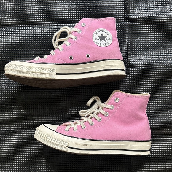 Converse Chuck Taylor Pink High-Top Sneakers - Picture 3 of 6